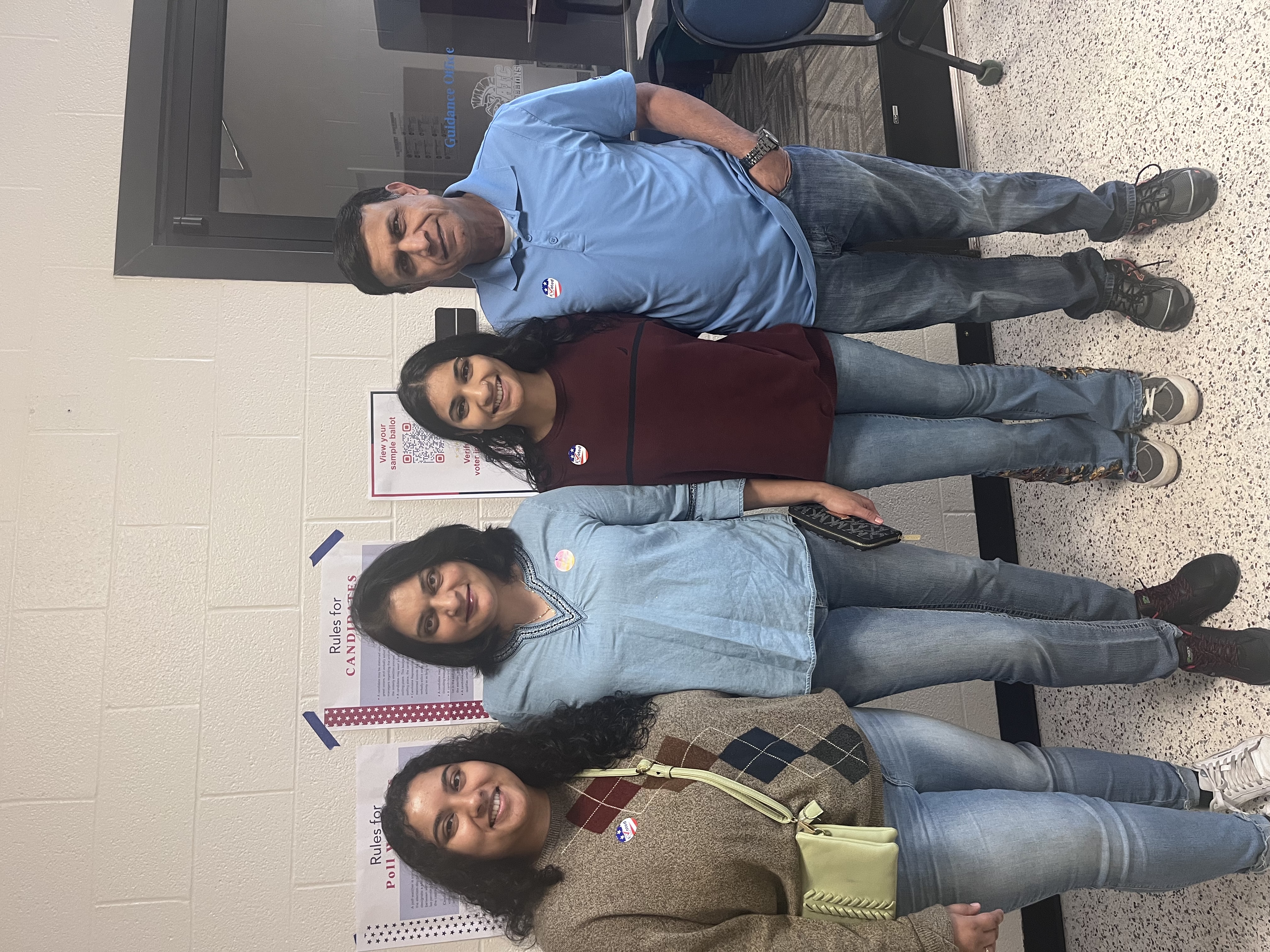 An image of Palak's family.